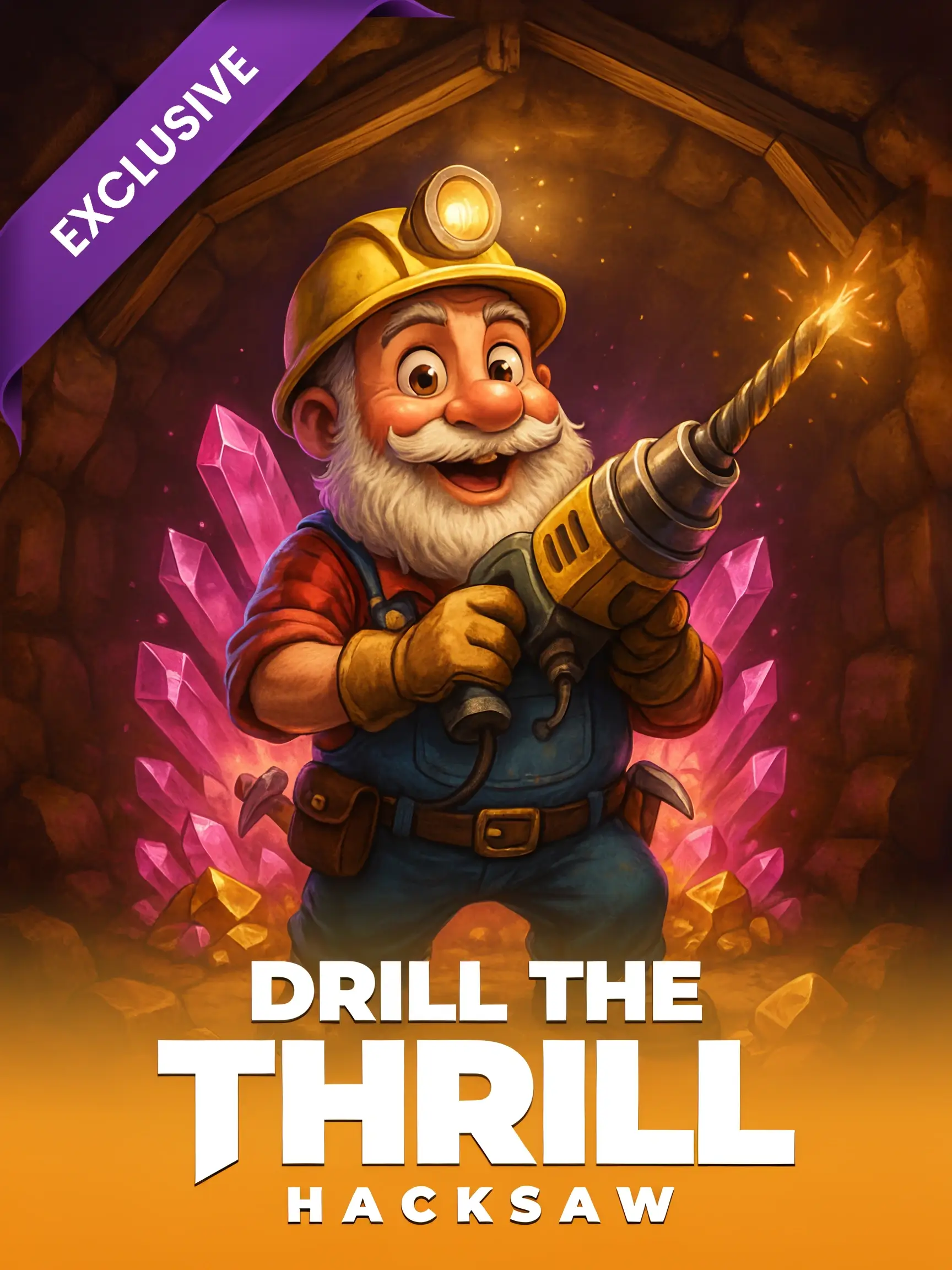 Screenshot of the Drill the Thrill pokie