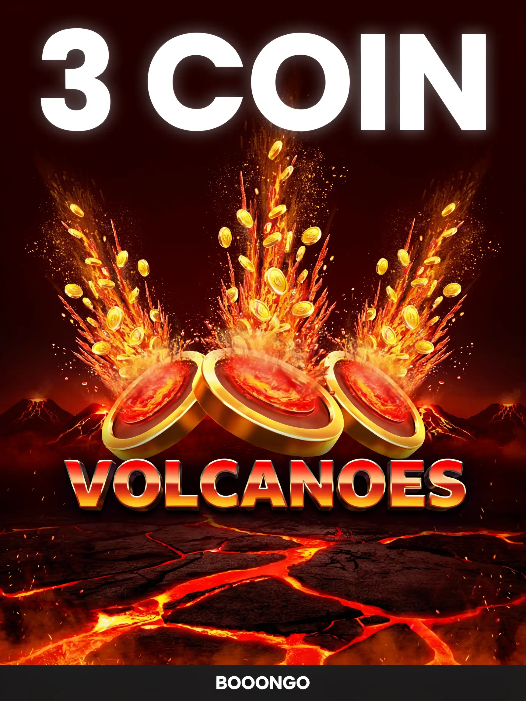 3 Coin Volcanoes pokie game screenshot