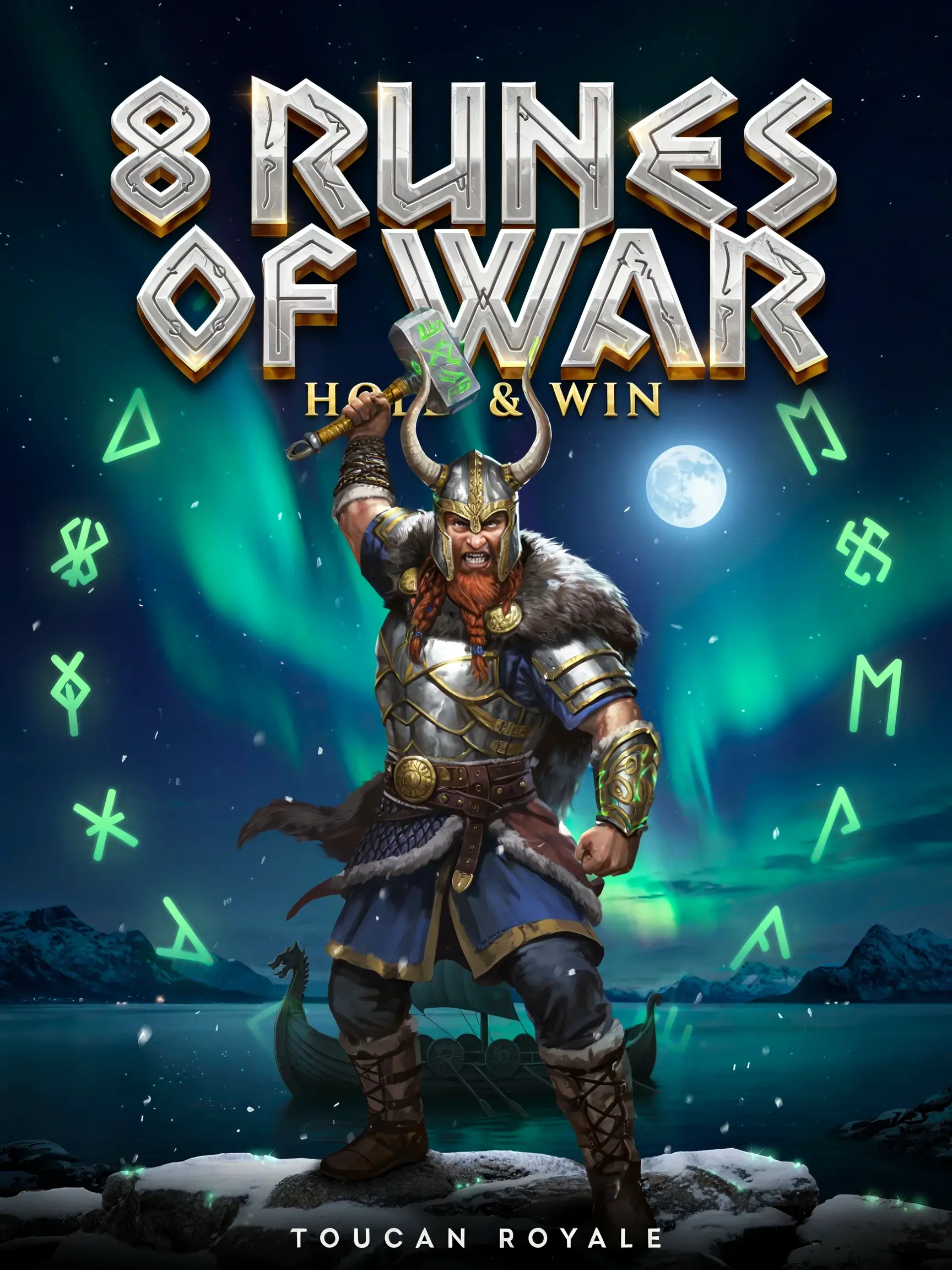 Screenshot of the 8 Runes of War pokie